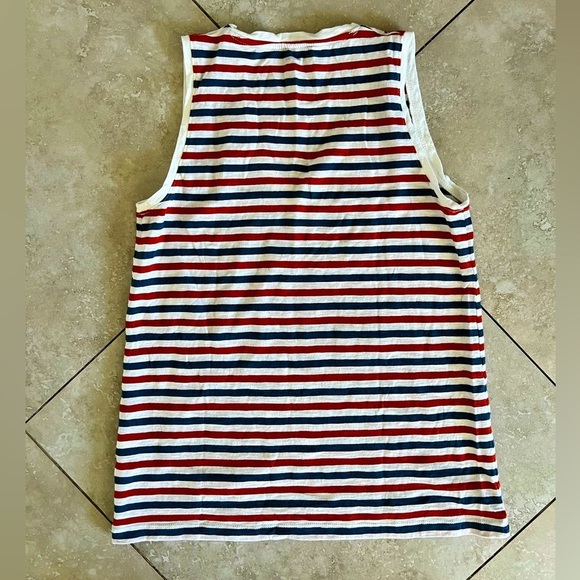 Madewell V-Neck Striped Tank Size Small - Picture 2 of 5